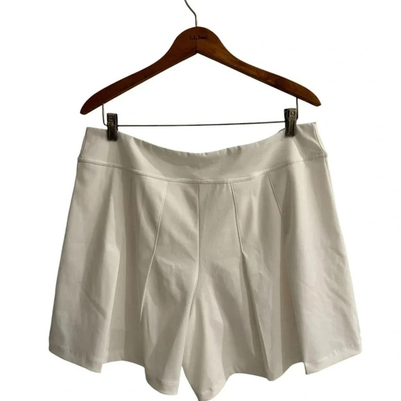 NEW Lilly Lily Pulitzer Frazer Luxletic Shorts Skort Skirt Plus Size 14 White - Picture 10 of 14